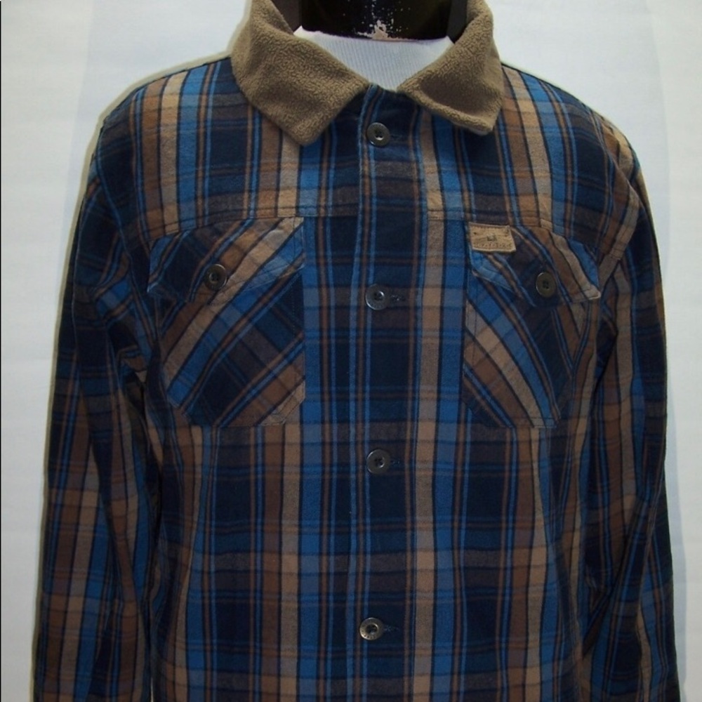 Hippytree insulated flannel jacket shirt Large